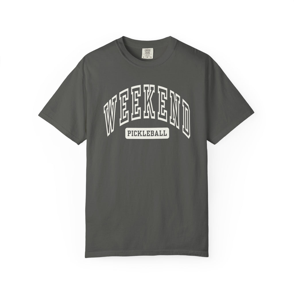 Weekend Pickleball Varsity Tee