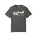 Weekends Are For Pickleball Script Tee