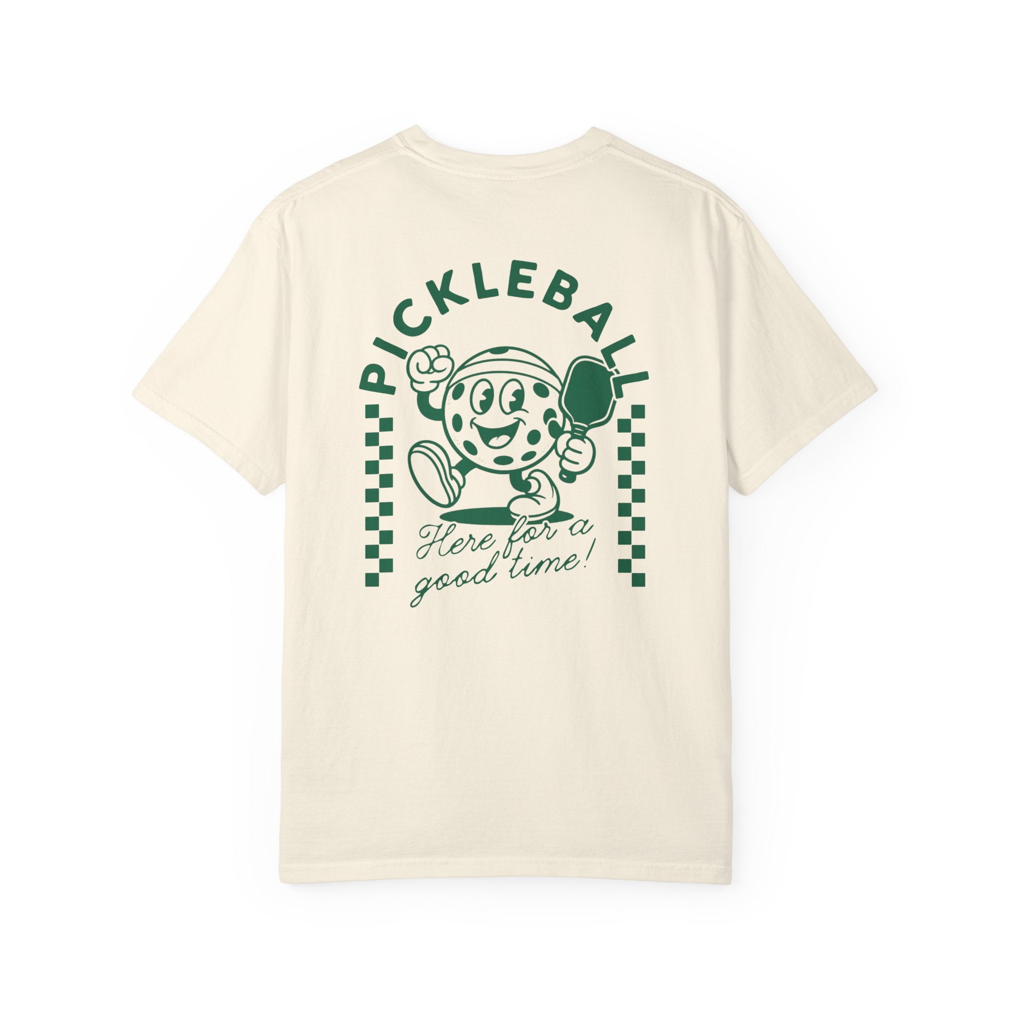 Pickleball Cartoon Slogan Tee