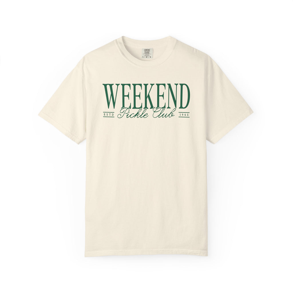Weekend Pickle Club Script Tee