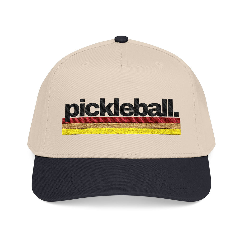 Pickleball Retro Stripes Snapback