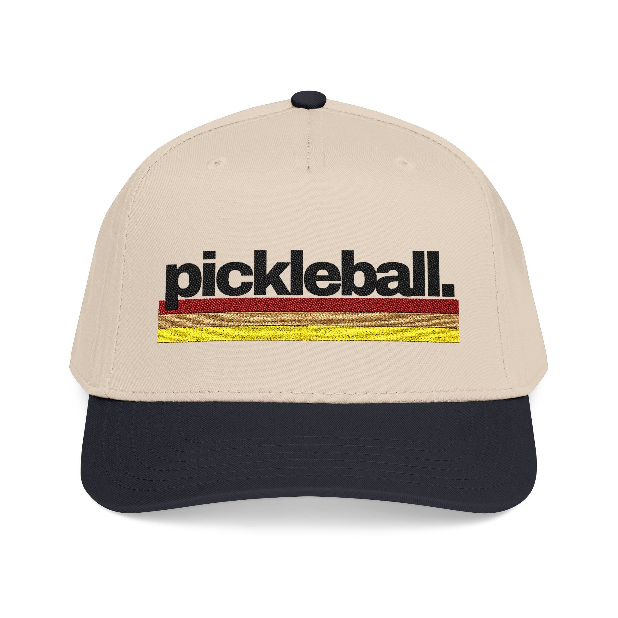 Pickleball Retro Stripes Snapback