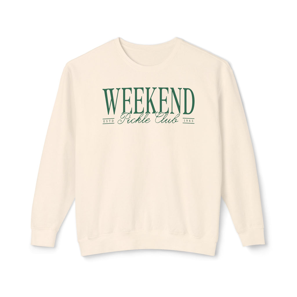 Weekend Pickle Club Script Sweatshirt