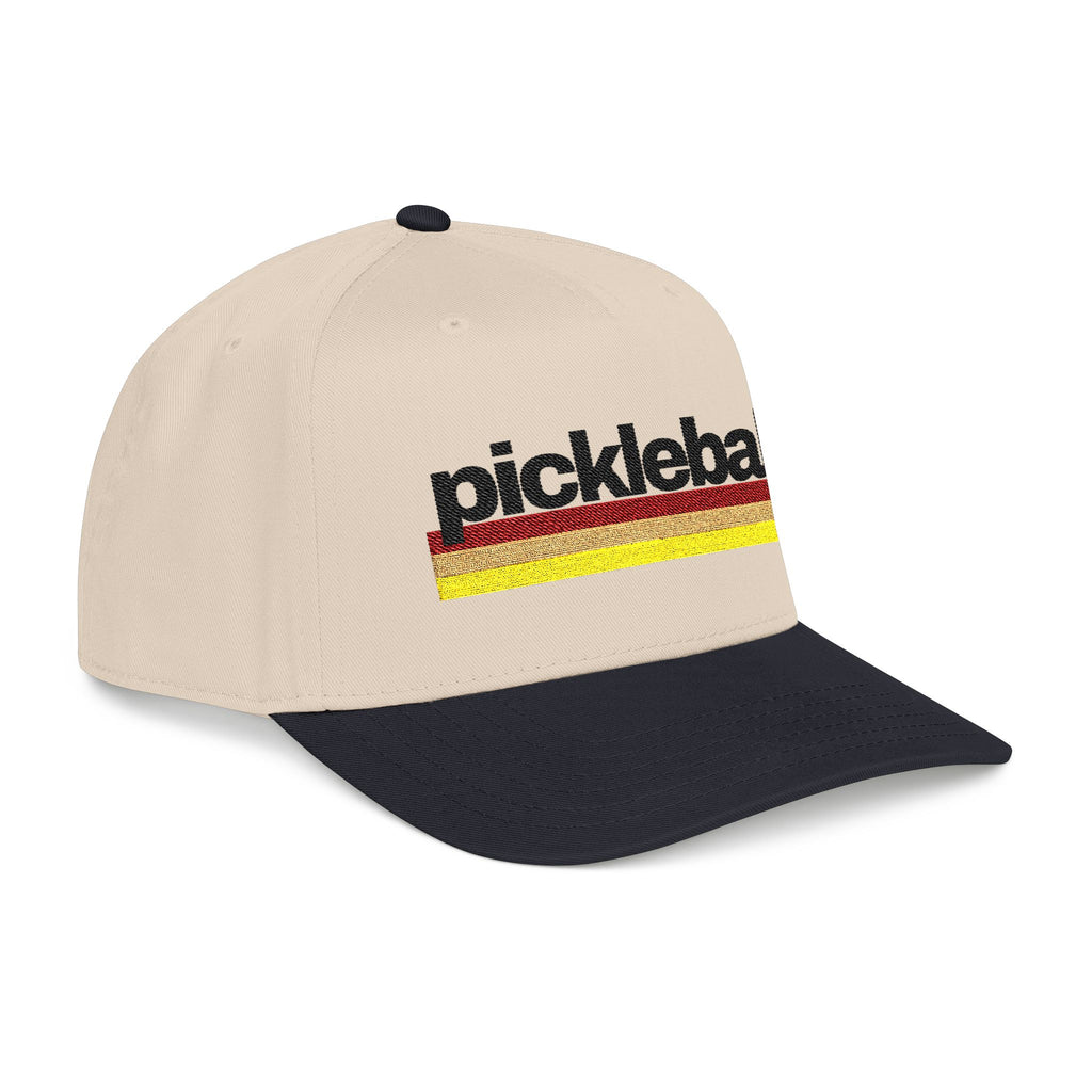 Pickleball Retro Stripes Snapback