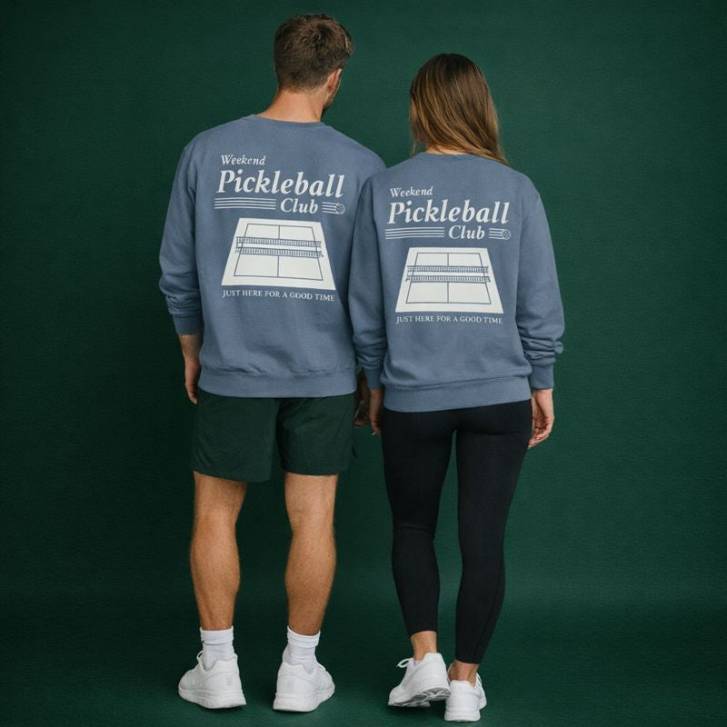 Weekend Pickleball Club Retro Sweatshirt