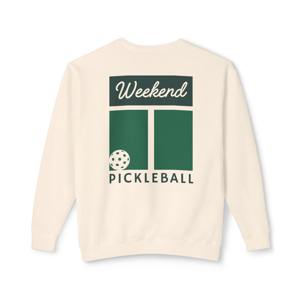Weekend Pickleball Court Sweatshirt
