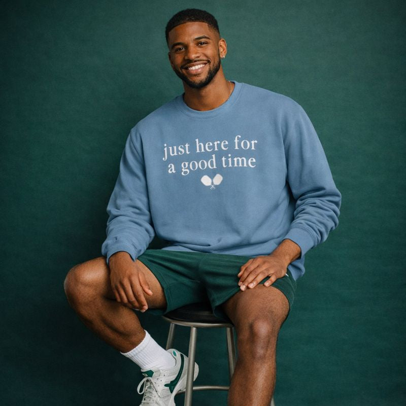 Here For A Good Time Paddles Sweatshirt