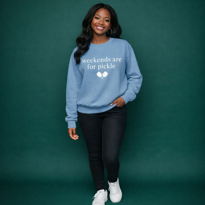 Weekends Are For Pickle Paddles Sweatshirt