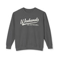Weekends Are For Pickleball Script Sweatshirt