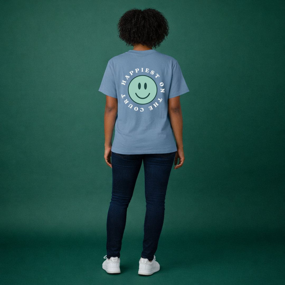Happiest On The Court Smile Tee