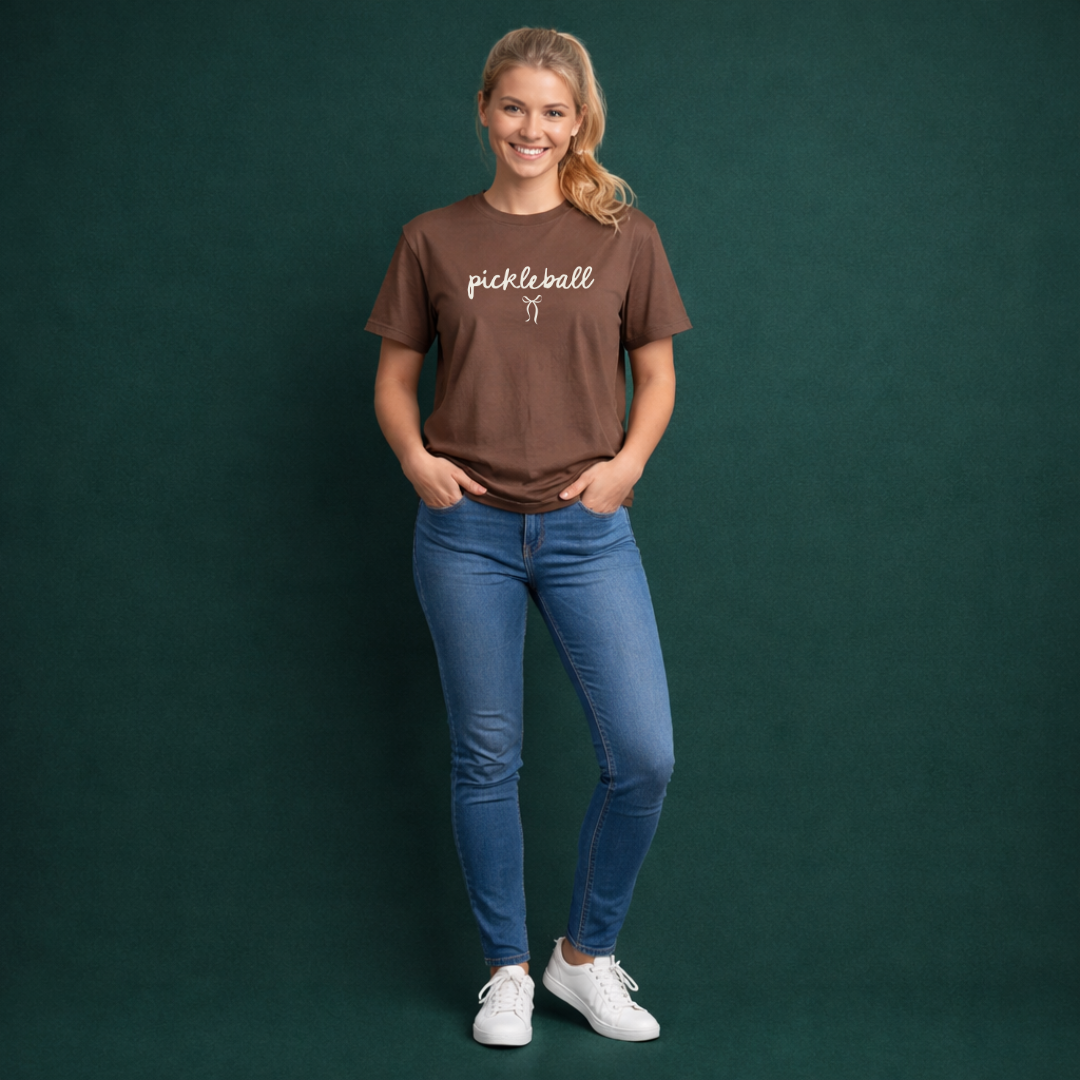 Pickleball Bow Tee