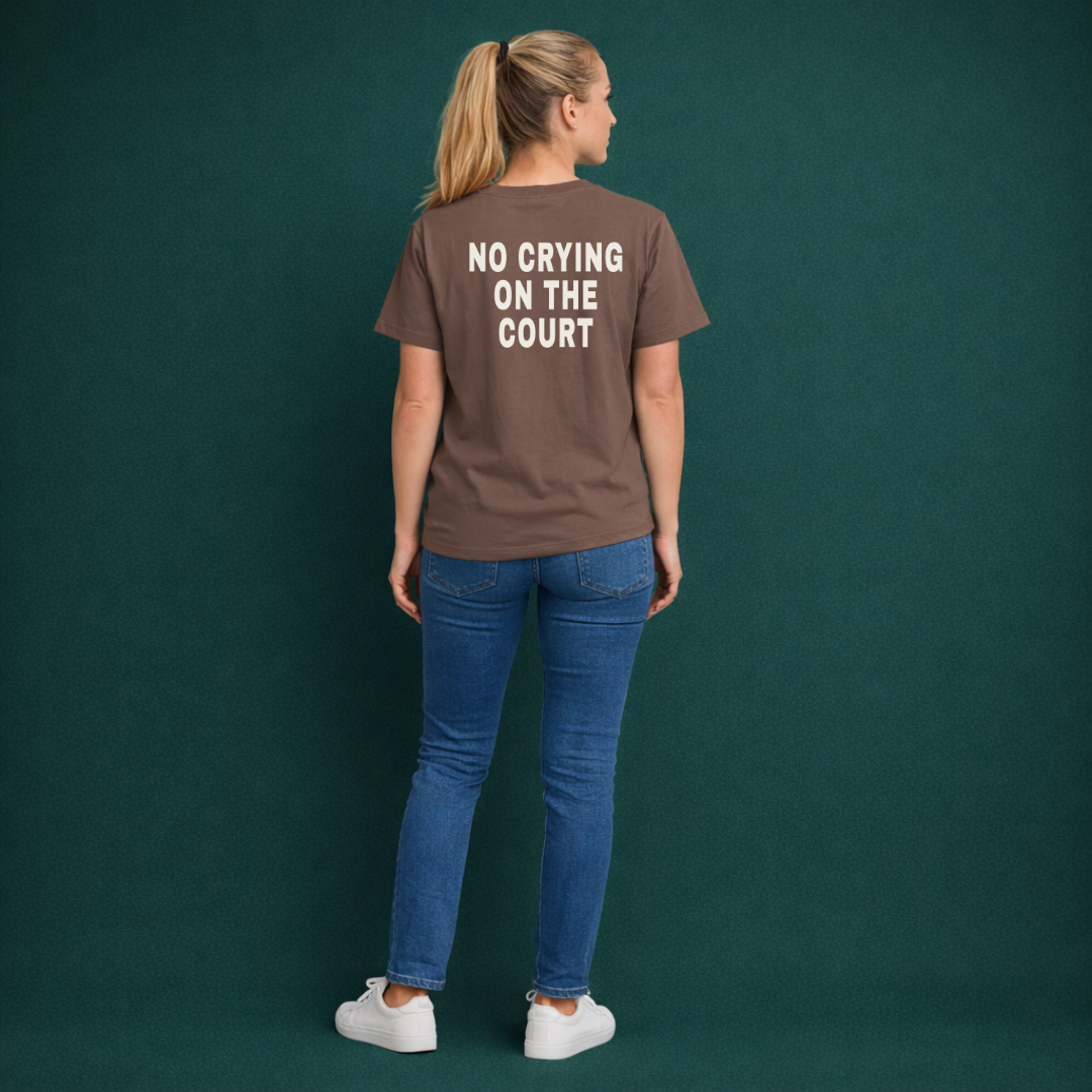 No Crying On The Court Tee
