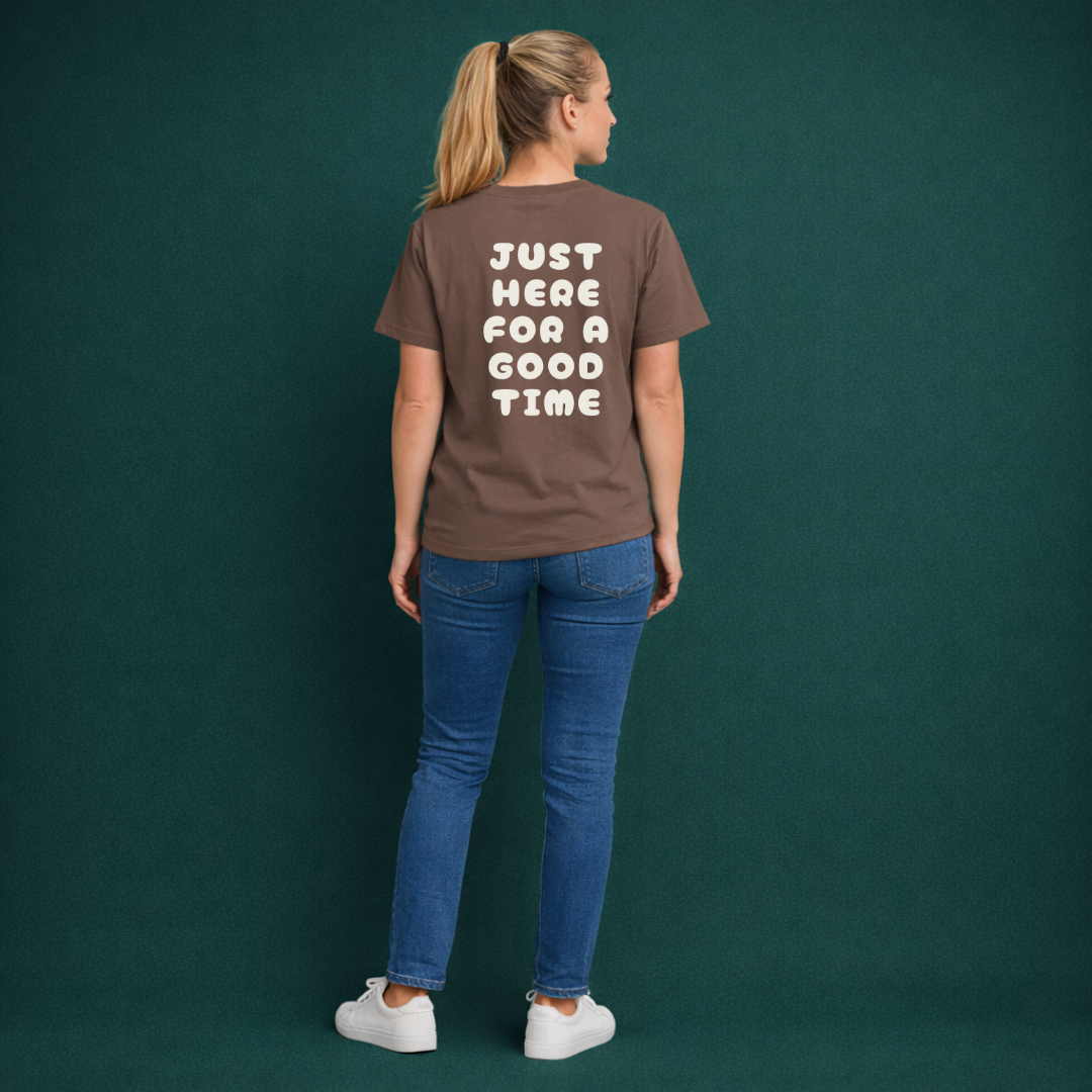 Here For A Good Time Bubble Tee