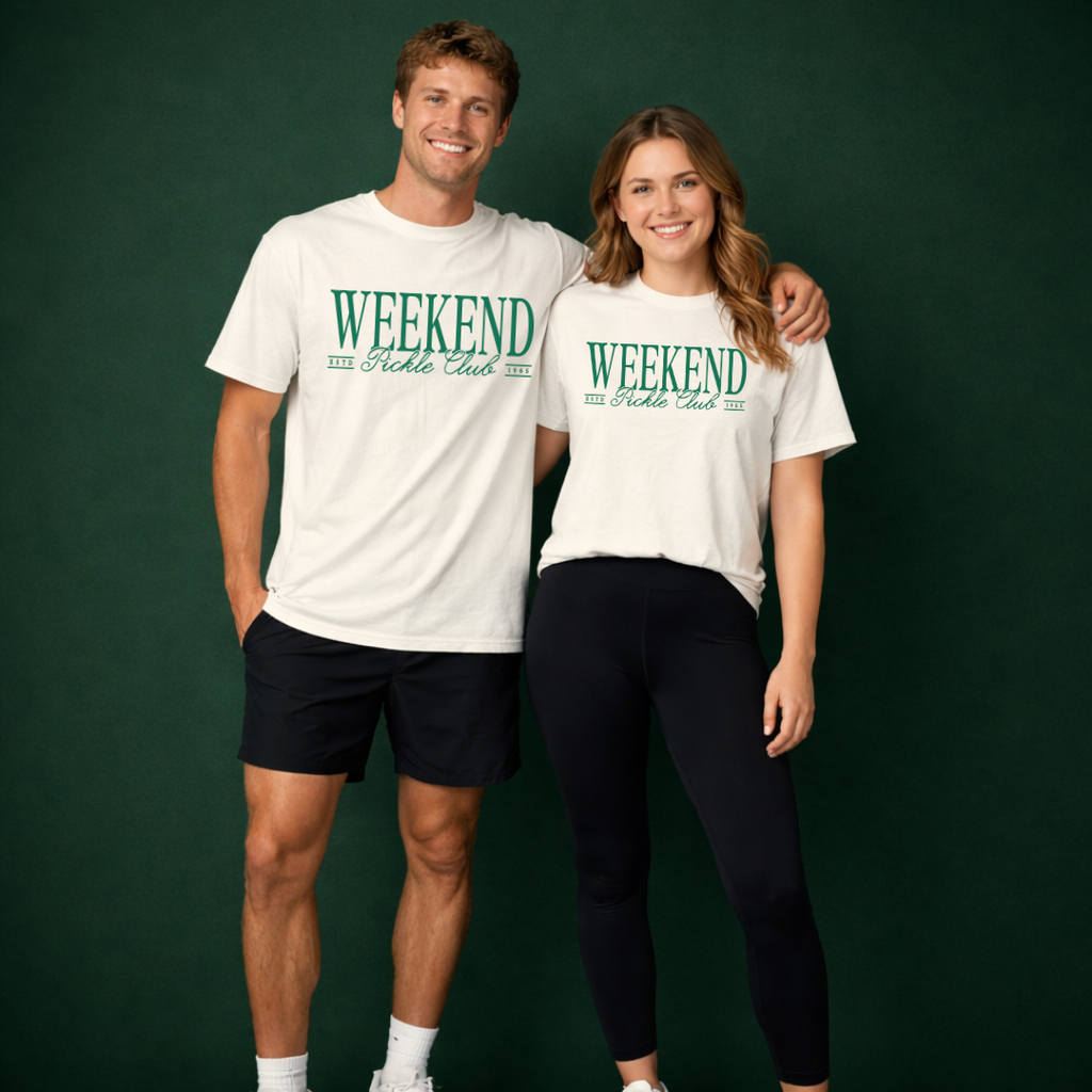 Weekend Pickle Club Script Tee