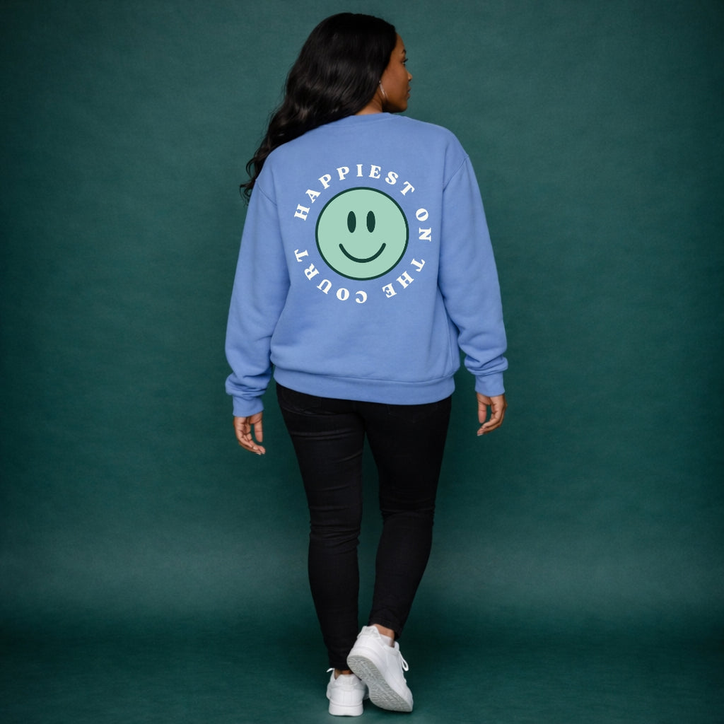 Happiest On The Court Smile Sweatshirt