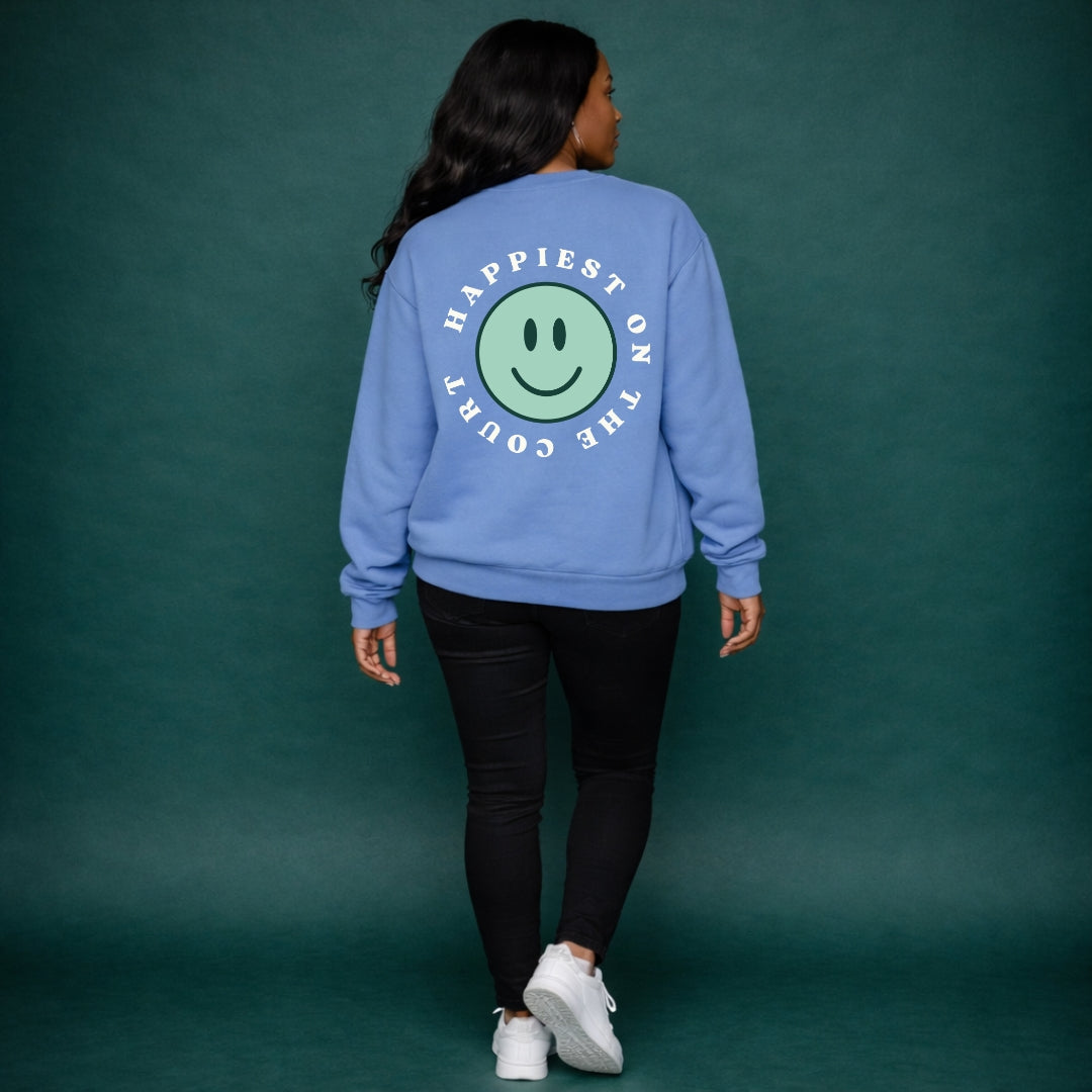 Happiest On The Court Smile Sweatshirt
