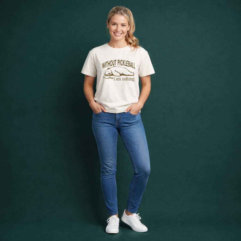 Without Pickleball Bear Tee