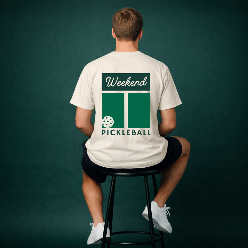 Weekend Pickleball Court Tee