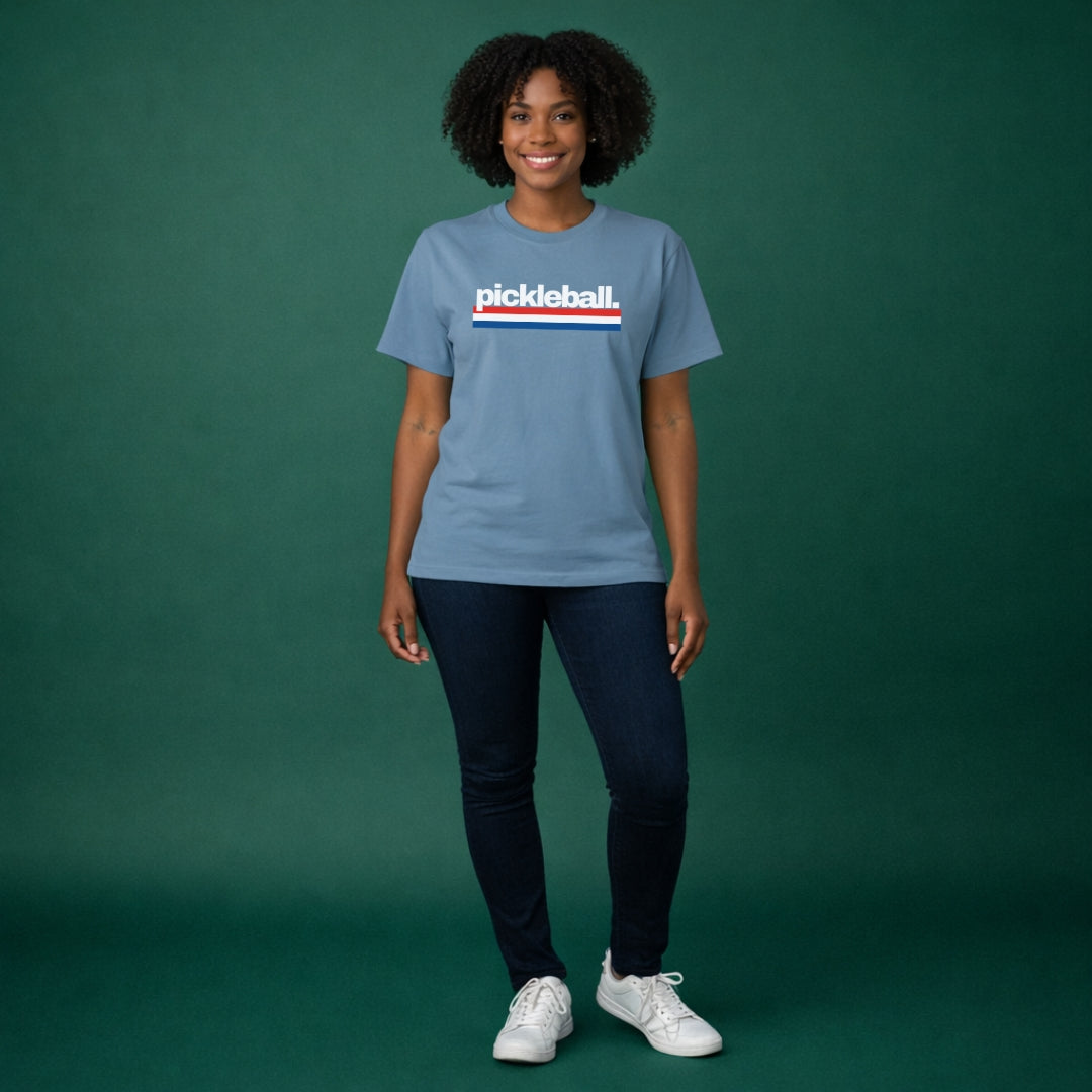 Pickleball USA Stripes Tee