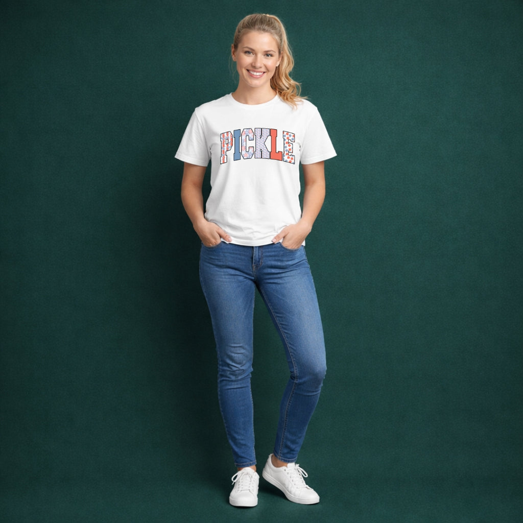 Pickle Printed USA Patch Tee