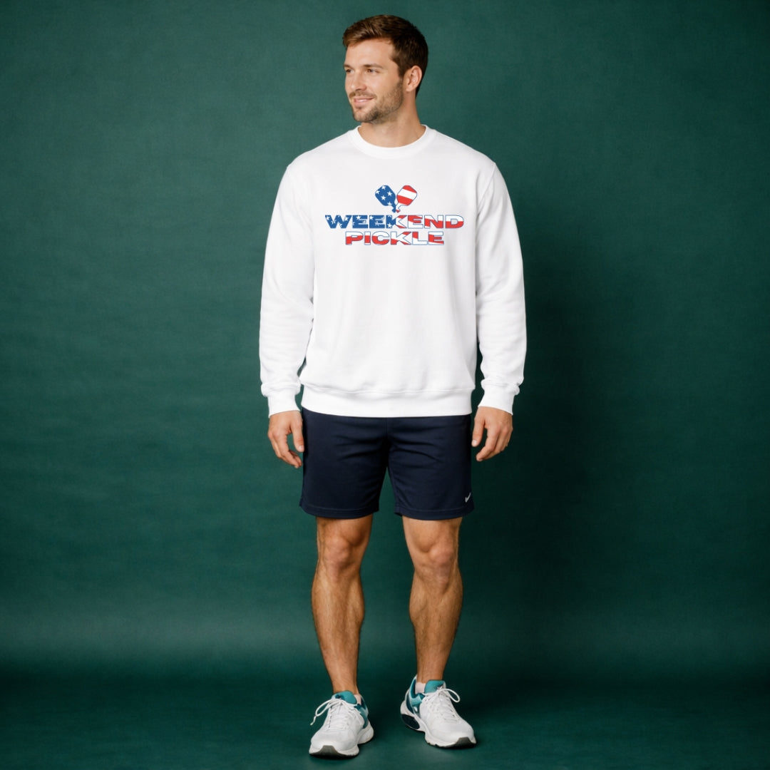 Weekend Pickle USA Logo Sweatshirt